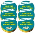 Produktbild: 6x 30ml Kaufmanns Haut- und Kindercreme Pflege & Schutz Vitamin E Hautcreme baby