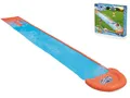 Produktbild: Wasserrutsche aufblasbar 488cm Sprinkler Rutsche Garten blau/orange – Bestway H2