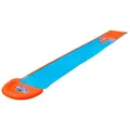 Produktbild: Wasserrutsche aufblasbar 488cm Sprinkler Rutsche Garten blau/orange Wasserspaß