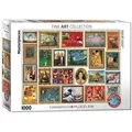 Produktbild: EUROGRAPHICS Puzzle Eurographics 6000-5766 - Gemälde Collage, Puzzle, 1.000 Teile, Puzzleteile