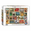 Produktbild: Eurographics Puzzle Gemälde Collage, Kunst, 1000 Teile, 68 x 48 cm, 6000-5766