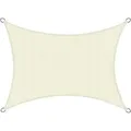 Produktbild: Sol Royal - SolVision hdpe Sonnensegel HS9 Rechteck Creme, L600xB400 cm