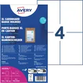 Produktbild: AVZ 4839XL - Namensschild, 105x148 mm, Lanyard, mit Einsteckschilder, 50 Stüc