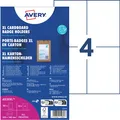 Produktbild: AVERY Namensschilder-Tasche XL aus Karton 105 x 148 mm