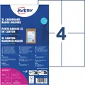 Produktbild: 50 AVERY Namensschilder-Tasche XL, aus Karton, 105 x 148 mm