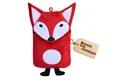 Produktbild: Hugo Frosch Wärmflasche - Kinder Öko-Wärmflasche 0,8 l mit Bezug Fuchs, Made in Germany - rot