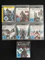 Produktbild: 7x Assassins Creed Bundle 1 2 3 Revelations Black Flag Brotherhood Rogue PS3