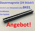 Produktbild: Modellbahn Magnete (24 Stück!) Neu ähnlich wie Viessmann (2x) 8431 CarMotion ..