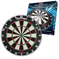 Produktbild: Harrows Dart Board Pro Matchplay 2 I Dartscheibe, offizielle Größe, Dartscheibe mit ultradünnem Messerdraht für maximale Punktzahl, kompatibel mit Dartscheibenständer, Dartscheibenbeleuchtung