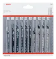 Produktbild: Bosch Zubehör Wood Stichsägeblatt-Set, 10-teilig - 2607011169 (10 Teile)