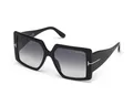 Produktbild: TOM FORD Sonnenbrille FT0790 QUINN  01B Schwarz rauch - Frau