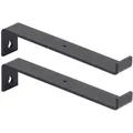 Produktbild: Alberts Regalträger, Schwarz, Metall, 3x6.2x20.9 cm, Wohnzimmer, Regale, Wandregale