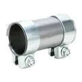 Produktbild: Ø 65 x 80mm UNIVERSAL Rohr-Verbinder Abgasanlage Auspuff mit 2x Schellen 004-965