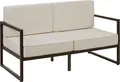 Produktbild: tectake® Garten-Loungesofa Comosa, 2-Sitzer, ultradicke Polsterung