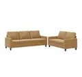 Produktbild: vidaXL Sofa 2-tlg. Sofagarnitur mit Kissen Braun Samt, 1 Teile