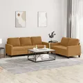 Produktbild: vidaXL 2-teiliges Samt-Lounge-Set Braun