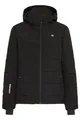 Produktbild: NORTH BEND NBMarina Damen Skijacke Winterjacke Snowboardjacke wasserdicht wasserfest 10.000 mm Wassersäule Kapuze Skipasstasche W-PRO Wetterschutzsystem, Größe:44, Farbe:Black (1001)