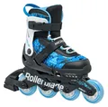 Produktbild: Rollerblade Inline Skates Microblade SL (Rollen: 72mm/80A, Kugellager: SG3) schwarz/himmelwasser Kinder, Größe Euro (US): 33-36,5 (2-5)