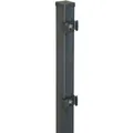 Produktbild: Vierkant-Zaunpfosten mit Klemmplättchen  4 cm x 4 cm x 200 cm Anthrazit