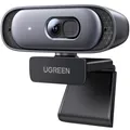 Produktbild: UGREEN Webcam 2K 30FPS Full HD, Webcam mit Dual Mikrofon, 91° Sichtfeld, Sichtschutz, Autofokus, Automatische Lichtkorrektur, Stereo-Sound, Plug & Play, PC Kamera für Windows MacOS Zoom/Skype/Teams
