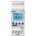 Produktbild: Theben TR 610 top3 6100130 Digitale Zeitschaltuhr 1 Kanal, Wochenprogramm, 600 W LED, 10 Jahre Gangreserve, App-Programmierung, DIN-Schiene/Hutschiene, Made in Germany
