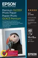 Produktbild: Epson Paper Premium Glossy Photo 10 x 15 40 Blatt