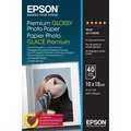 Produktbild: Epson Fotopapier S042153 Premium Glossy, für Inkjet, 10 x 15cm, 255 g/m², hochglänzend, 40 Blatt