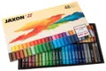 Produktbild: Honsell 47448 - Jaxon Ölpastellkreide, 48er Set im Kartonetui, brillante, lichtechte Farben, ideal für Künstler, Hobbymaler, Kinder, Schule, Kunstunterricht, frei von Schadstoffen