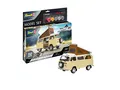 Produktbild: Revell Modellbausatz VW T2 Camper I Easy-Click-System für Einsteiger I Starter Kit mit Basis-Zubehör I Unlackiert I Idealer Einstieg in den Modellbau