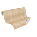 Produktbild: Livingwalls vorgeleimte Vliestapete DESIGNDROP - Tapezieren ohne Kleister - Braun, Beige - Holzoptik Tapete Made in Germany - 784901