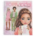 Produktbild: Create Your TOPModel - Malbuch mit 40 vorgedruckten Seiten