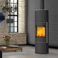 Produktbild: Fireplace Perondi Kaminofen RLU Stahl Schwarz | Topplatte Glas