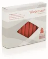 Produktbild: 20x Baumkerzen Christbaumkerzen 96x13mm Farbe Rot Kerzen Wiedemann Topseller