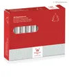 Produktbild: Baumkerzen Christbaumkerzen Silber 20 Stück 96x13mm Kerzen Wiedemann Topseller