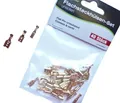 Produktbild: Flach Steckhülsen Set 40STK Kabelschuhe Flachstecker Crimp Stecker 2,8 4,8 6,3 