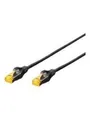 Produktbild: DIGITUS patch cable - 3 m - black - Schwarz - 3m