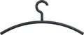 Produktbild: Kleiderbügel 570.1 90 Kunststoff 90 tiefschwarz Breite 450 mm Höhe 190 mm HEWI