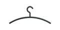 Produktbild: HEWI Kleiderbügel 570.1 90 Kunststoff 90 tiefschwarz Breite 450 mm Höhe 190 mm