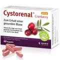 Produktbild: Cystorenal Cranberry plus für eine gesunde und starke Blase, mit Kürbiskernextrakt, Vitamin B2 und C