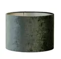 Produktbild: Dirk Davids Leuchten GmbH Lampenschirm Lampenschirm Zylinder in Velours Anthrazit Grau 30-30-21cm, Zeitlose Eleganz