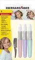 Produktbild: Eberhard Faber 579202 Haarkreide Set Pearl - 3 Farben sortiert mit Kamm