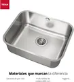 Produktbild: Einbeck-Spülbecken Teka Simple Sink Stahl schwarz