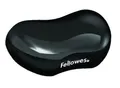 Produktbild: Fellowes Maus Handgelenkauflage Crystal Gel ergonomisch Handballen schwarz