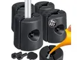 Produktbild: KESSER® Pavillonstandfüße 4er Set Pavillon Standfuß mit Wasser/Sand befüllbar 22 x 22 x 25cm HDPE Gewichte zur Stabilisation für Pavillons Gartenzelte Festzelte Standsicherung Stabil