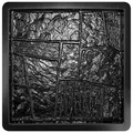 Produktbild: @tec Betonform Gehwegplatte Natursteinoptik 40x40x4cm aus ABS Kunststoff, Beton Gießform für Pflastersteine und Trittsteine Garten