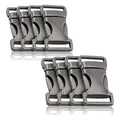 Produktbild: Ganzoo Metall-Klickverschluss mit Feder-Verschluss, 8er Set, 5/8