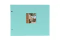 Produktbild: Goldbuch Fotoalbum Schraubalbum Bella Vista 28507 Aqua schwarze Seite