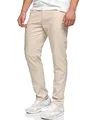 Produktbild: Indicode Herren Haverfield Stoffhose aus Leinen & Baumwolle | Herrenhose Freizeithose Männer Fog, XXL