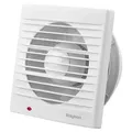 Produktbild: Braytron Badlüfter Wandlüfter WC Küche Ventilator Lüfter Ø100 mm Leise 34dB, 100 m3/h 12W - Weiß