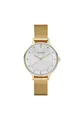 Produktbild: Skagen Anita Lille Uhr für Damen, Quarzwerk mit Edelstahl- oder Lederarmband, Goldton und Weiß, 30MM